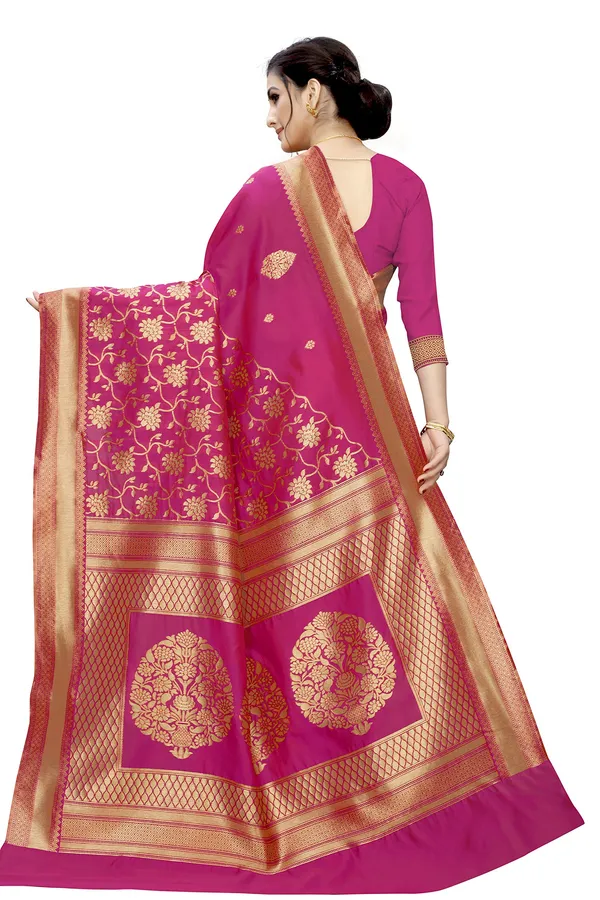 Rani_Jacquard_Premium_&_Elegant_Banarasi_Saree_With_Blouse_Piece_For_Women