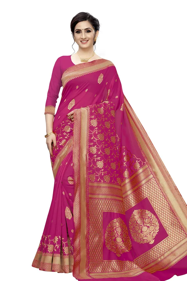 Rani_Jacquard_Premium_&_Elegant_Banarasi_Saree_With_Blouse_Piece_For_Women
