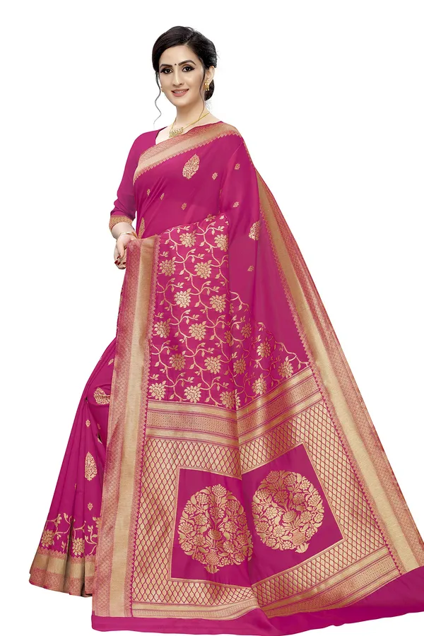 Rani_Jacquard_Premium_&_Elegant_Banarasi_Saree_With_Blouse_Piece_For_Women