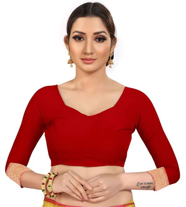 Red_Silk___Premium_&_Elegant_Banarasi_Saree_With_Blouse_Piece_For_Women