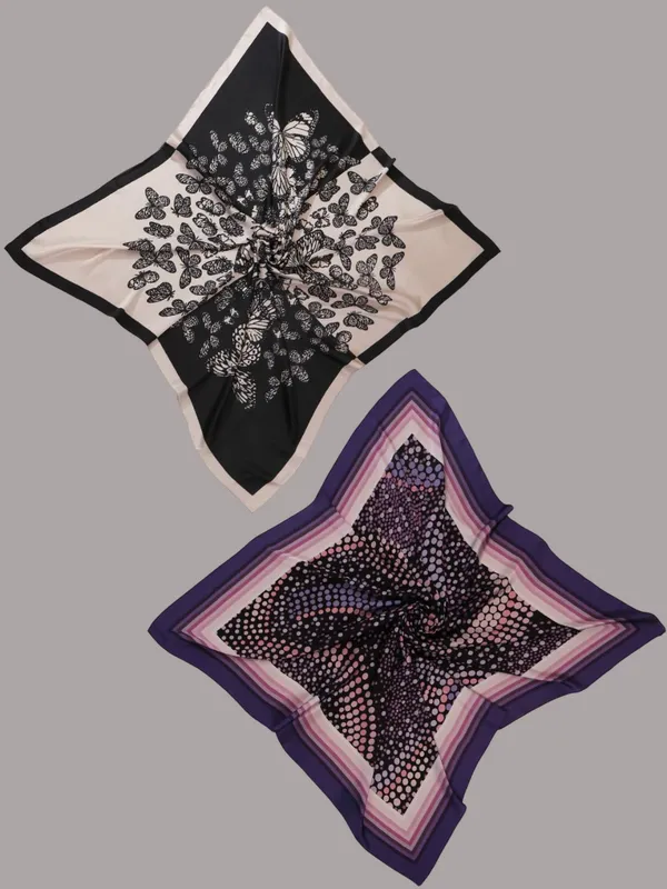 Beige_Black_&_Purple_Polyester_Satin_Silk_Premium_&_Elegant_Digital_Printed_Square_Scarf_For_Women_(Pack_Of_2)