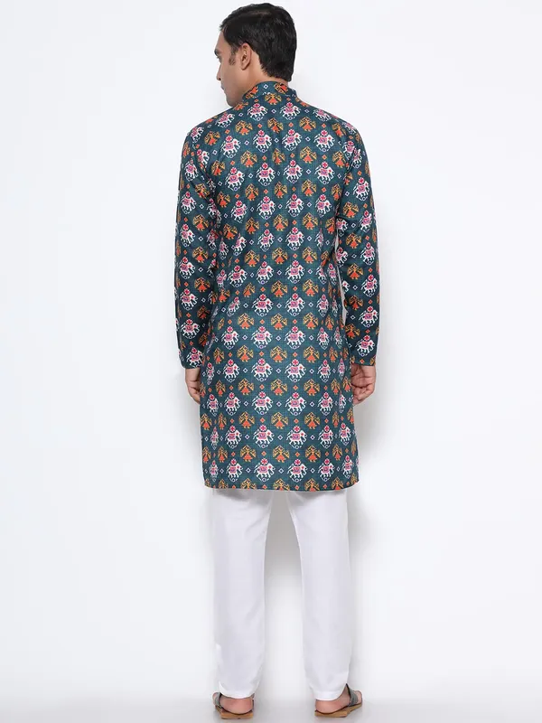 Green_Cotton___Premium_&_Elegant_Regular_Kurta_&_Pajama_Set_For_Men