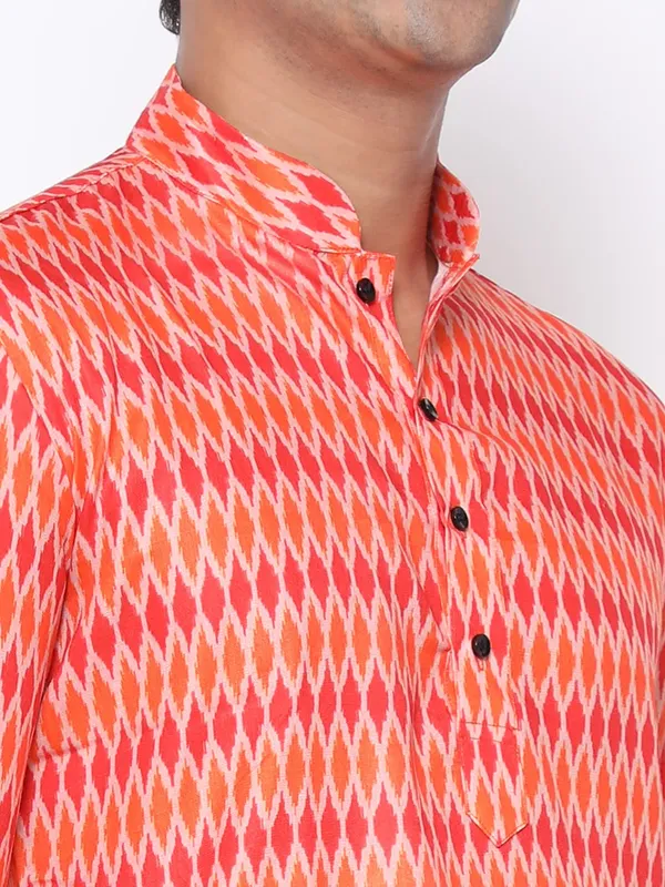 Peach_Cotton___Premium_&_Elegant_Regular_Kurta_&_Pajama_Set_For_Men