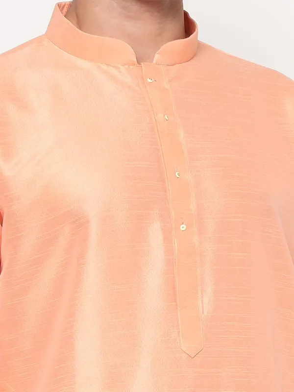 Coral_Dupion_Silk_Premium_&_Elegant_Regular_Kurta_&_Pajama_Set_For_Men