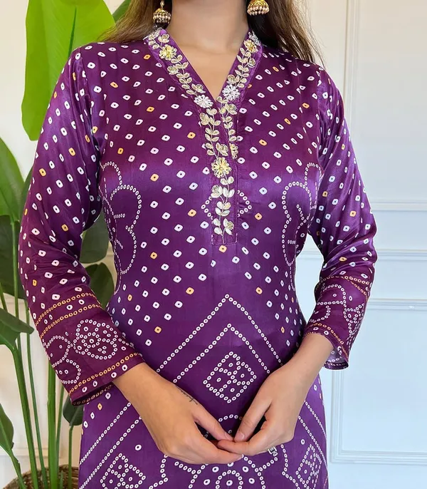 Purple_Viscose_Position_Print_With_Embroidery_On_Neckline_And_Sleeves_Kurta_Set_For_Women