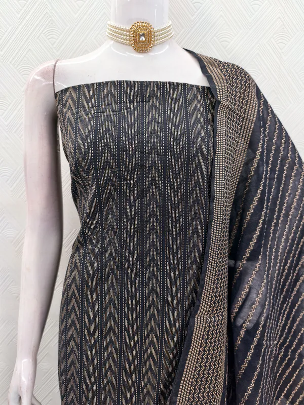 Leeza_Store_Women’s_Navy_Blue_Cotton_Jacquard_Salwar_Suit_Dress_Material_|_Minimal_Ethnic_Motifs_|_Solid_Cotton_Bottom_&_Self-design_Dupatta_With_Cut_Work_|_Unstitched_Fabric_S