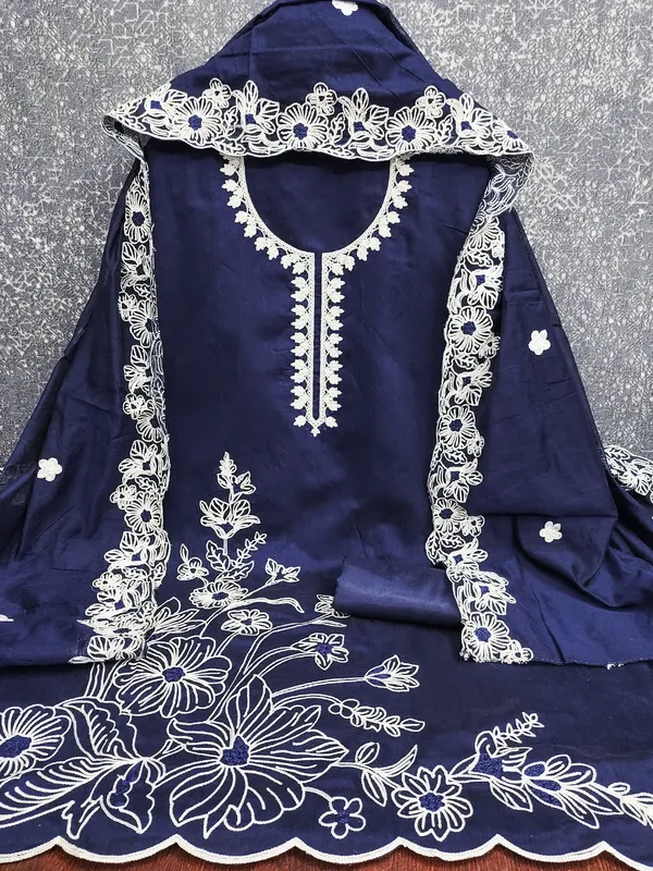 Leeza_Store_Navy_Blue_Chanderi_Silk_Salwar_Suit_Dress_Material_For_Women_|_Floral_White_Thread_Embroidery_With_Ethnic_Motifs_&_Cut_Work_|_Chanderi_Silk_Dupatta_&_Santoon_Bottom