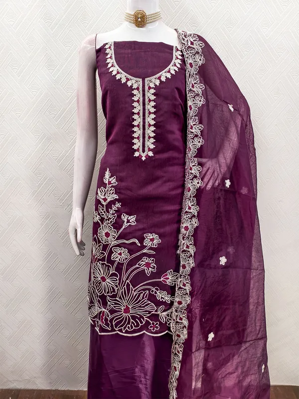 Leeza_Store_Wine_Chanderi_Silk_Salwar_Suit_Dress_Material_For_Women_|_Floral_White_Thread_Embroidery_With_Ethnic_Motifs_&_Cut_Work_|_Chanderi_Silk_Dupatta_&_Santoon_Bottom