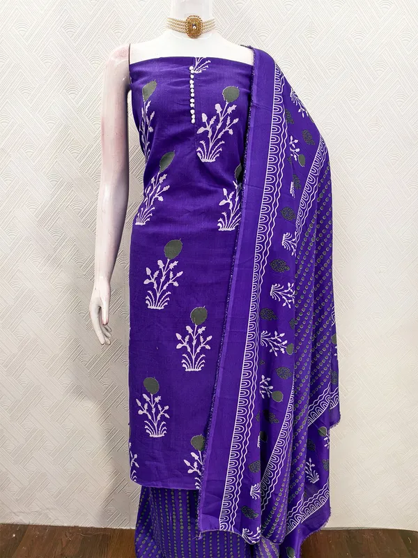Leeza_Store_Women’s_Purple_Cotton_Salwar_Suit_Dress_Material_|_Slab_Cotton_Printed_Top_With_Floral_Motifs_(2_Mtr),_Solid_Bottom_(2_Mtr)_&_Floral_Printed_Dupatta_(2.20_Mt
