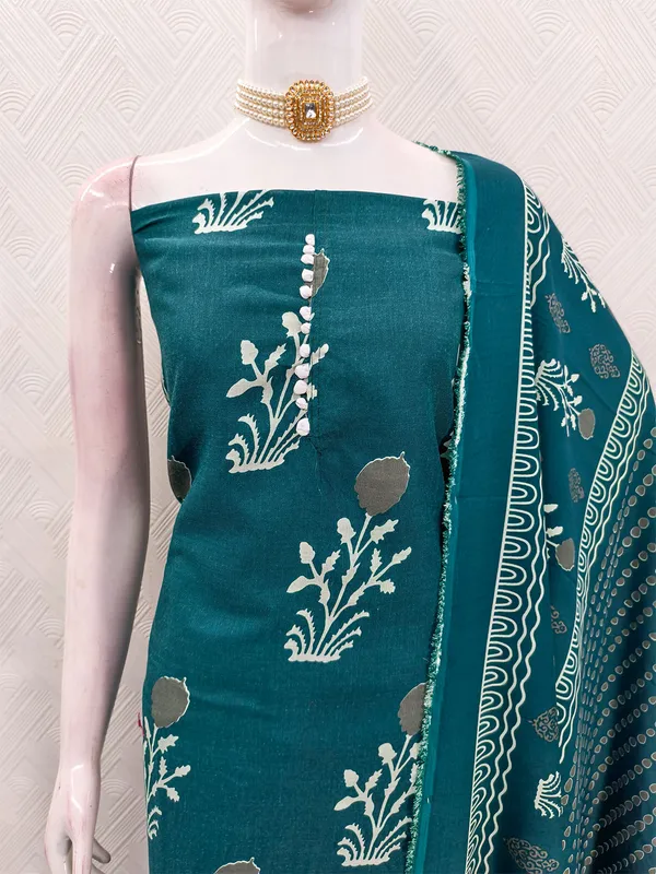 Leeza_Store_Women’s_Teal_Cotton_Salwar_Suit_Dress_Material_|_Slab_Cotton_Printed_Top_With_Floral_Motifs_(2_Mtr),_Solid_Bottom_(2_Mtr)_&_Floral_Printed_Dupatta_(2.20_Mt