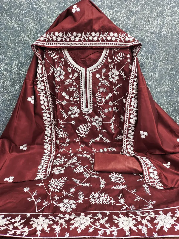 Leeza_Store_Women’s_Burgundy_Jalpari_Silk_Salwar_Suit_Dress_Material_|_Unstitched_Ethnic_Suit_With_All_Over_Thread_Work_Motifs,_Plain_Santoon_Bottom_&_Embroidered_Dupatta_Border_|_3-piece_S