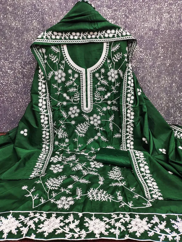 Leeza_Store_Women’s_Green_Jalpari_Silk_Salwar_Suit_Dress_Material_|_Unstitched_Ethnic_Suit_With_All_Over_Thread_Work_Motifs,_Plain_Santoon_Bottom_&_Embroidered_Dupatta_Border_|_3-piece_S