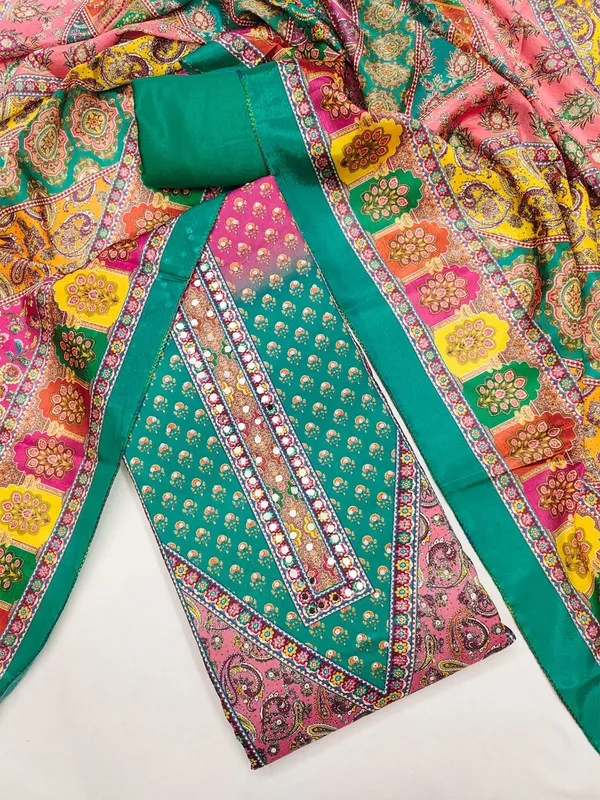 Leeza_Store_Women’s_Teal_Chinon_Pakistani_Pattern_Dress_Material_With_Swarovski_Diamond_Motifs_|_Unstitched_Salwar_Suit_With_Solid_Santoon_Bottom_&_Printed_Chinon_Dupat