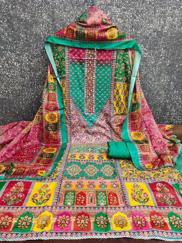 Leeza_Store_Women’s_Teal_Chinon_Pakistani_Pattern_Dress_Material_With_Swarovski_Diamond_Motifs_|_Unstitched_Salwar_Suit_With_Solid_Santoon_Bottom_&_Printed_Chinon_Dupat