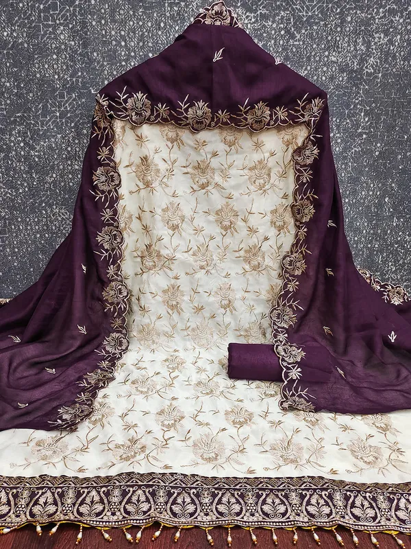 Leeza_Store_Women’s_Purple_Vichitra_Silk_Salwar_Suit_Dress_Material_|_Embroidered_Floral_Thread_Work_With_Moti_Latkan_Lace_|_Plain_Santoon_Bottom_&_Vichitra_Silk_Dupat