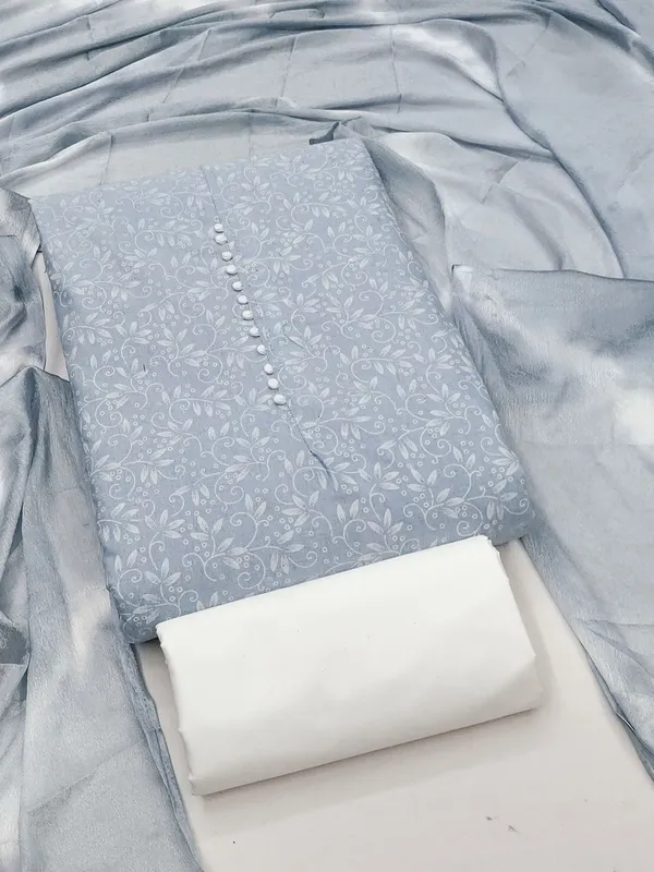 Leeza_Store_Pastel_Blue_Cotton_Printed_Salwar_Suit_Dress_Material_For_Women_|_White_Floral_Print_Top_(2M),_Solid_Cotton_Bottom_(2M),_Ombre_Chinon_Saburi_Dupatta_(2.20M)