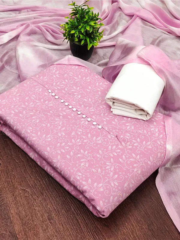 Leeza_Store_Pink_Cotton_Printed_Salwar_Suit_Dress_Material_For_Women_|_White_Floral_Print_Top_(2M),_Solid_Cotton_Bottom_(2M),_Ombre_Chinon_Saburi_Dupatta_(2.20M)_|_Unstitched_Ethnic_Wear