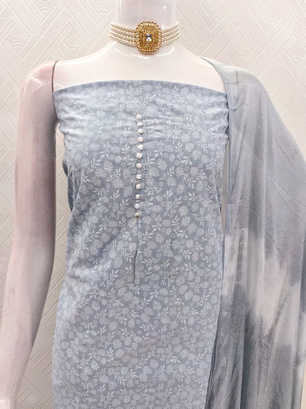 Leeza_Store_Women’s_Pastel_Blue_Cotton_Printed_Salwar_Suit_Dress_Material_With_White_Floral_Print_Top,_Solid_Bottom_&_Chinon_Ombre_Dupatta_With_Thread_Work_|_Unstitched_3_Piece_S