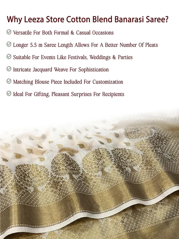 Khaki_Cotton_Silk_Premium_&_Elegant_(_Zari_Tree_Pattern_Border_Rich_Pallu_)_Banarasi_Saree_With_Blouse_Piece_For_Women