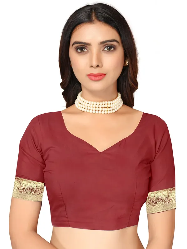 Maroon_Silk_Premium_&_Elegant_(_Contemporary_Zari_Ethnic_Motif_Woven_Desig_)_N_Banarasi_Kota_Litchi_Saree_With_Blouse_Piece_For_Women