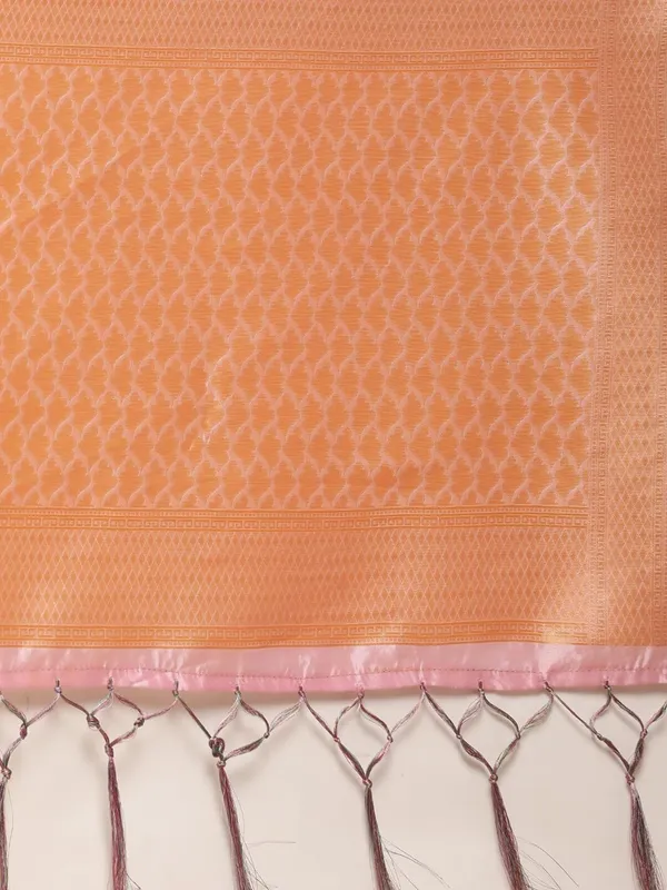Light_Pink_Cotton_Silk_Premium_&_Elegant_(_Digital_Printed_Zari_Woven_Border_And_Rich_Pallu_)_Banarasi_Saree_With_Blouse_Piece_For_Women