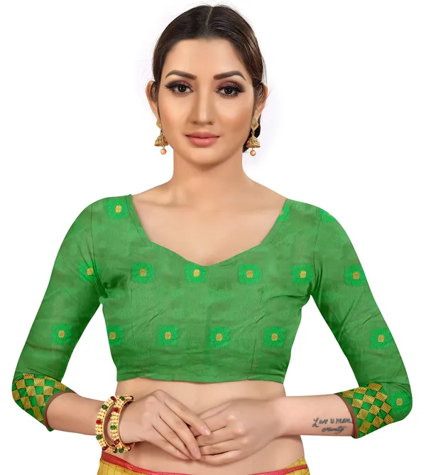 Pink_Silk___Premium_&_Elegant_(_Zari_Flower_Butta_)_Banarasi_Saree_With_Blouse_Piece_For_Women