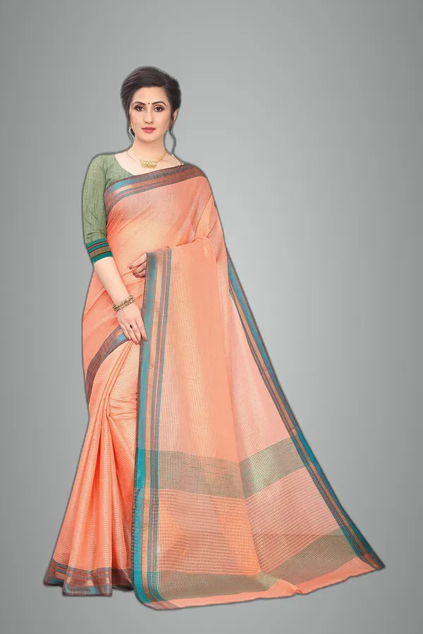 Black_Cotton_Silk_Premium_&_Elegant_Maheshwari_Saree_With_Blouse_Piece_For_Women