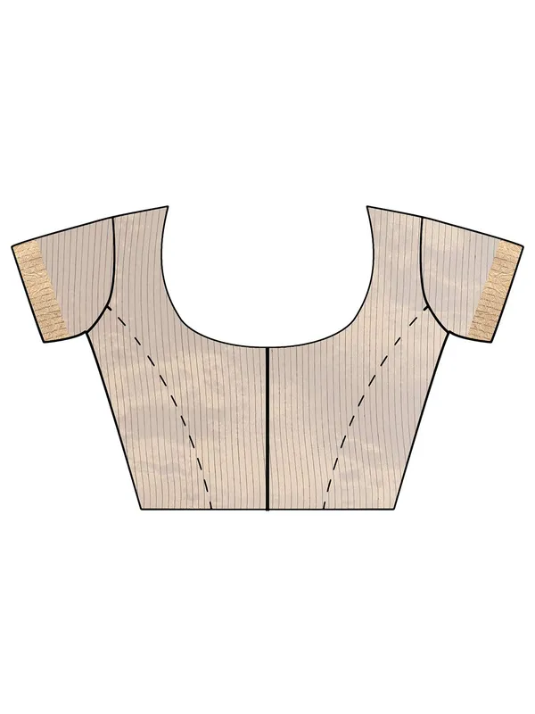 Brown_Polycotton_Premium_&_Elegant_(_Zari_Border_)_Tant_Saree_With_Blouse_Piece_For_Women