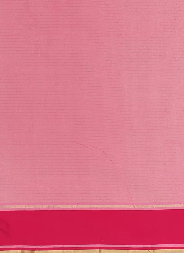 Orange_Polyester_Premium_&_Elegant_(_Checkered_)_Mangalagiri_Saree_With_Blouse_Piece_For_Women