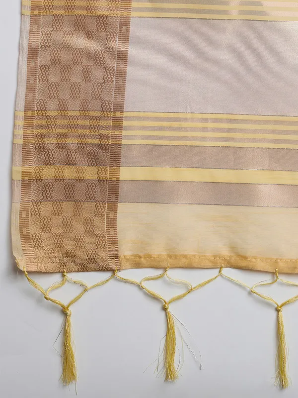 Yellow_Khadi_Organza_Premium_&_Elegant_(_All_Over_Sequin_Work_)_Saree_With_Blouse_Piece_For_Women