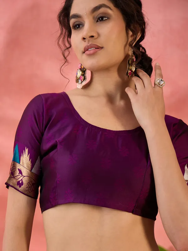 Teal_Poly_Silk_Premium_&_Elegant_(_Rich_)_Saree_With_Blouse_Piece_For_Women