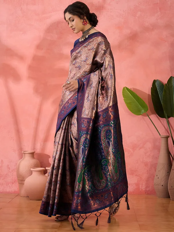 Royal_Blue_Cotton_Silk___Premium_&_Elegant_(_Rich_Zari_)_Saree_With_Blouse_Piece_For_Women