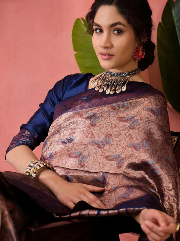 Royal_Blue_Cotton_Silk___Premium_&_Elegant_(_Rich_Zari_)_Saree_With_Blouse_Piece_For_Women