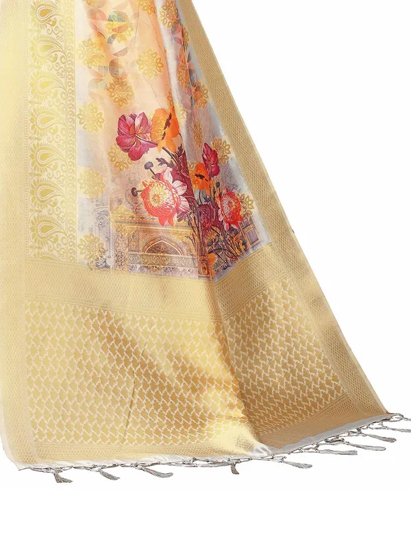 Multicolor_Cotton_Silk_Premium_&_Elegant_(_Bollywood_Style_Woven_Zari_Border_And_Pallu_Digital_Printed_)_Saree_Saree_With_Blouse_Piece_For_Women