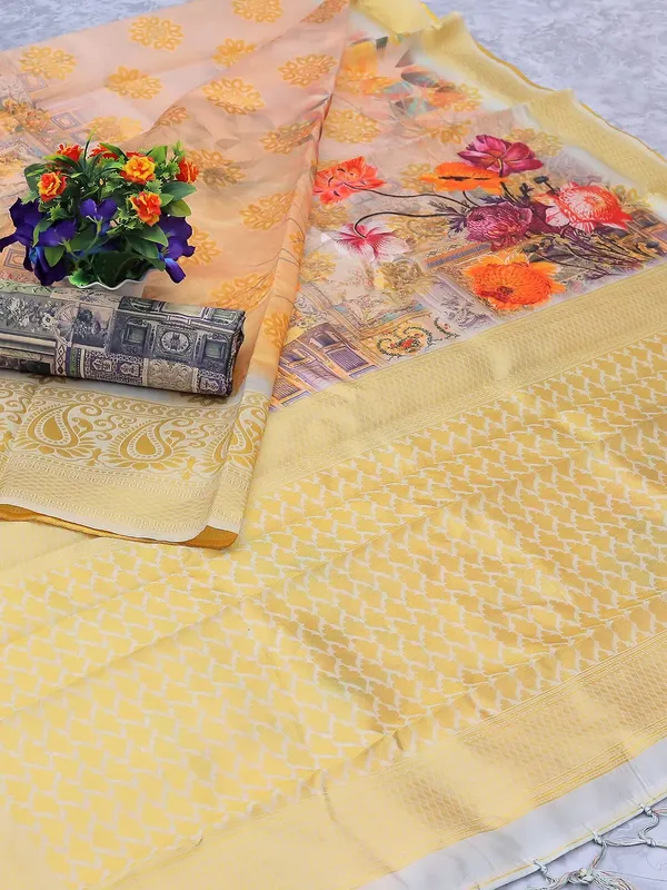 Multicolor_Cotton_Silk_Premium_&_Elegant_(_Bollywood_Style_Woven_Zari_Border_And_Pallu_Digital_Printed_)_Saree_Saree_With_Blouse_Piece_For_Women