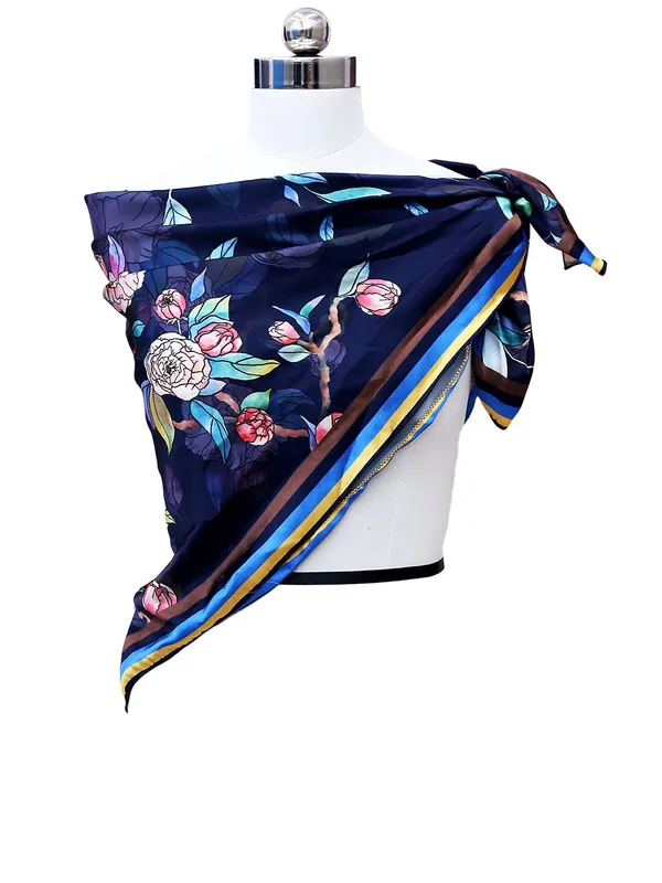 Navy_Blue_Polyester_Satin_Silk_Premium_&_Elegant_Digital_Printed_Square_Scarf_For_Women
