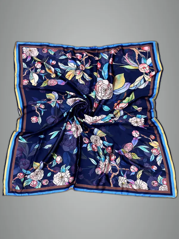 Navy_Blue_Polyester_Satin_Silk_Premium_&_Elegant_Digital_Printed_Square_Scarf_For_Women