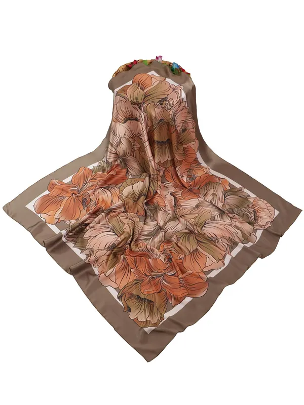 Brown_&_Black_Golden_Polyester_Satin_Silk_Premium_&_Elegant_Digital_Printed_Square_Scarf_For_Women_(Pack_Of_2)