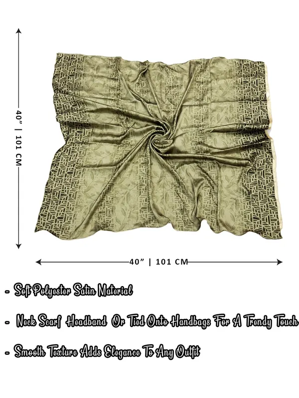 Olive_Green_Polyester_Satin_Silk_Premium_&_Elegant_Digital_Printed_Square_Scarf_For_Women