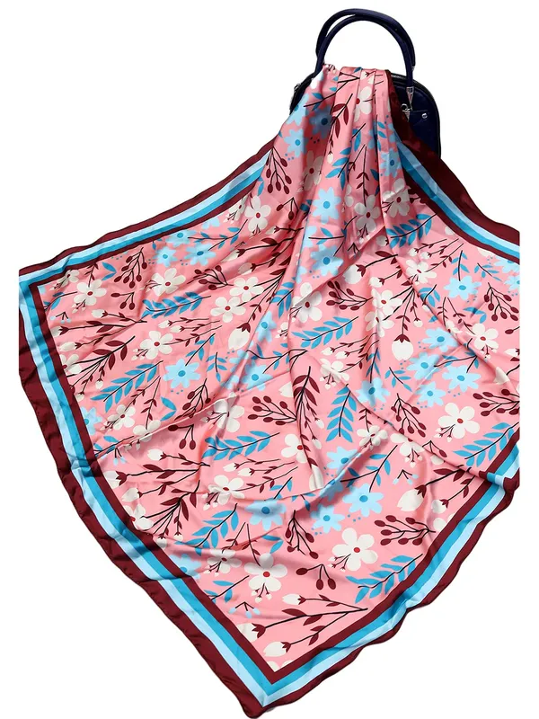 Baby_Pink_&_Blue_Polyester_Satin_Silk_Premium_&_Elegant_Digital_Printed_Square_Scarf_For_Women