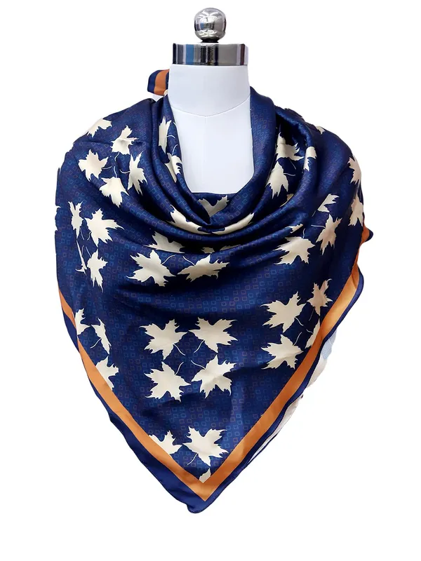 Navy_Blue_&_White_Polyester_Satin_Silk_Premium_&_Elegant_Digital_Printed_Square_Scarf_For_Women