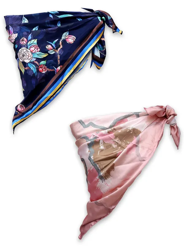 Baby_Pink_&_Navy_Blue_Polyester_Satin_Silk_Premium_&_Elegant_Digital_Printed_Square_Scarf_For_Women_(Pack_Of_2)