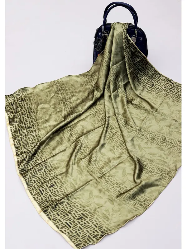 Baby_Pink_&_Olive_Green_Polyester_Satin_Silk_Premium_&_Elegant_Digital_Printed_Square_Scarf_For_Women_(Pack_Of_2)