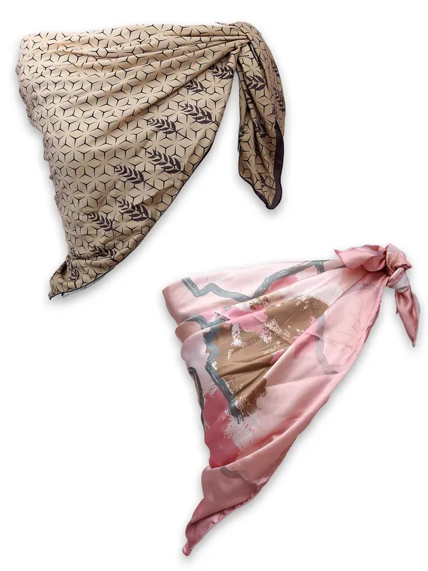 Baby_Pink_&_Beige_Blue_Polyester_Satin_Silk_Premium_&_Elegant_Digital_Printed_Square_Scarf_For_Women