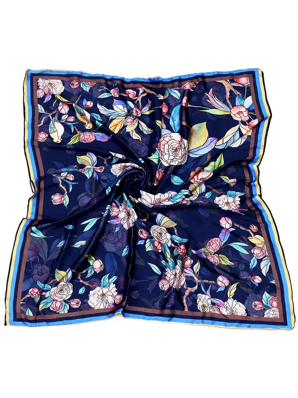 Turquoise_&_Navy_Blue_Polyester_Satin_Silk_Premium_&_Elegant_Digital_Printed_Square_Scarf_For_Women_(Pack_Of_2)