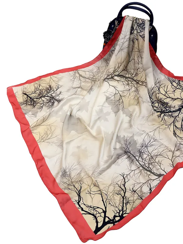 Beige_&_Black_Polyester_Satin_Silk_Premium_&_Elegant_Digital_Printed_Square_Scarf_For_Women