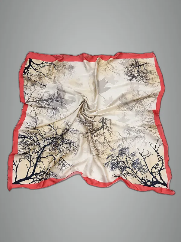 Beige_&_Black_Polyester_Satin_Silk_Premium_&_Elegant_Digital_Printed_Square_Scarf_For_Women