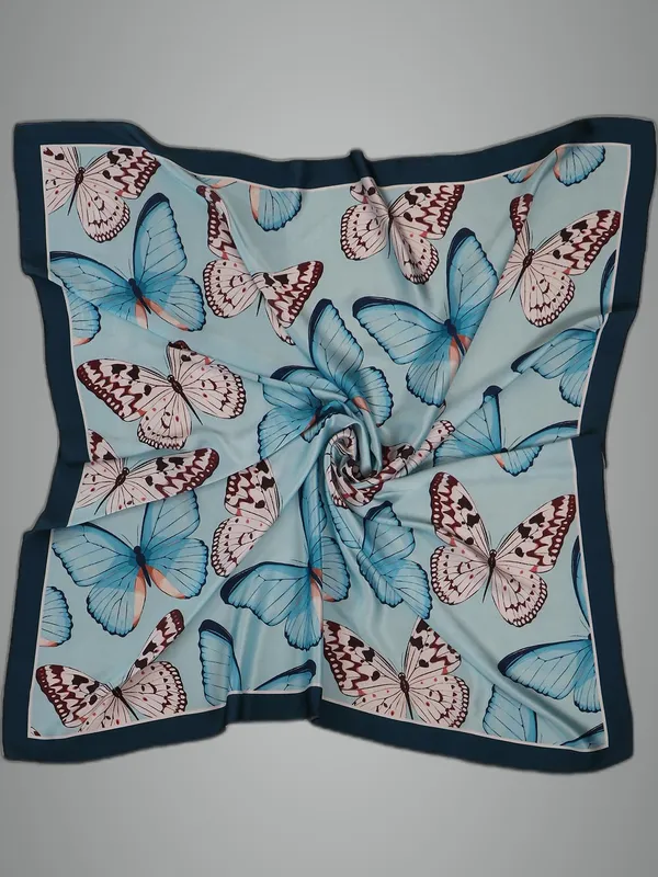 Blue_Polyester_Satin_Silk_Premium_&_Elegant_Digital_Printed_Square_Scarf_For_Women