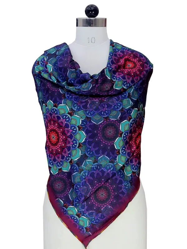 Royal_Blue_Burgundy_Polyester_Satin_Silk_Premium_&_Elegant_Digital_Printed_Square_Scarf_For_Women