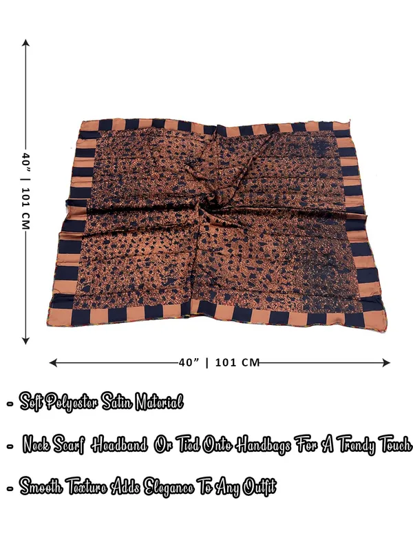 Brown_Polyester_Satin_Silk_Premium_&_Elegant_Digital_Printed_Square_Scarf_For_Women